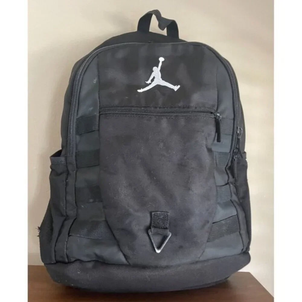 JUMPMAN Nike Jordan Air Jam Black‎ Zone Backpack (40.45L) School Rucksack Laptop